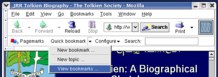 Annotea shared bookmarks: creating new bookmark from toolbar